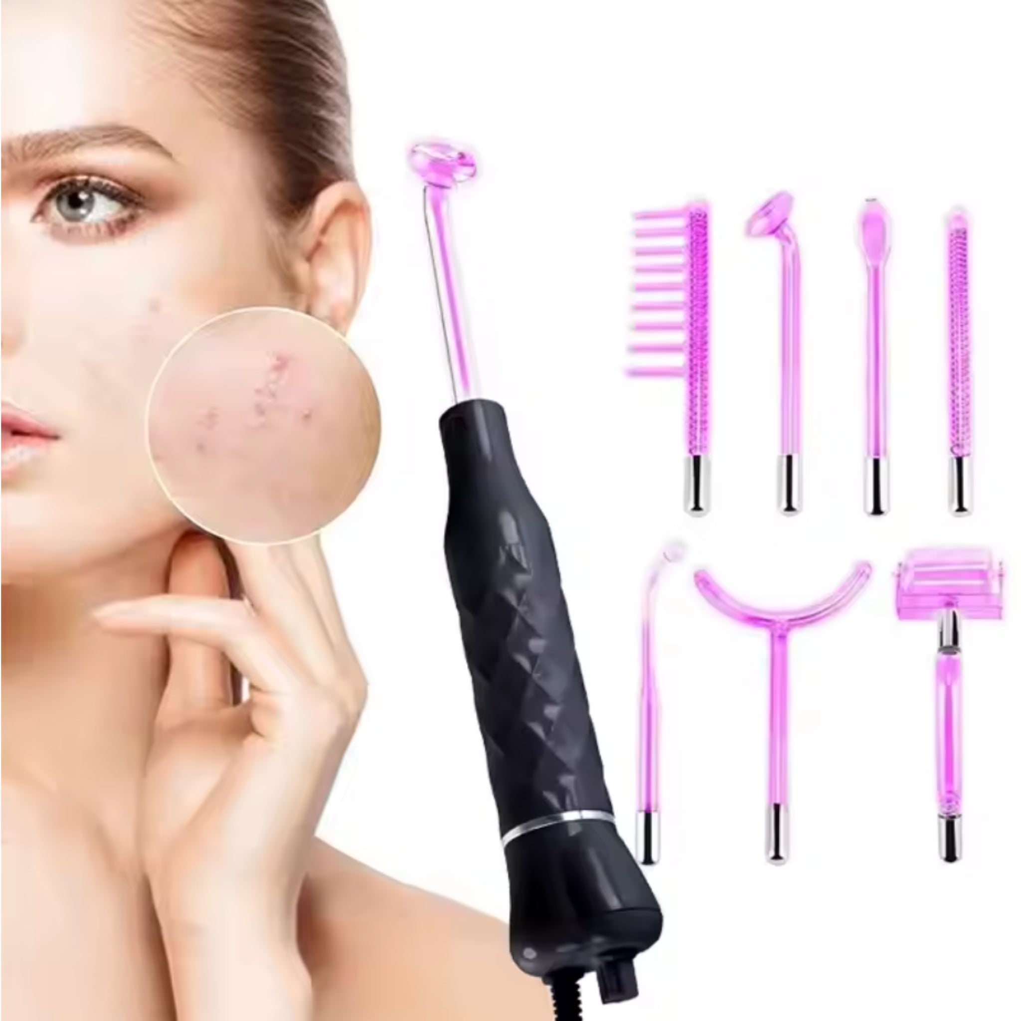 LuxeGlow High-Frequency Beauty Device